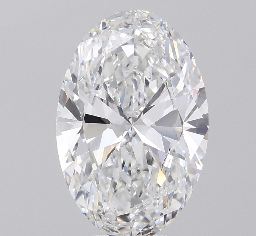 5.01 ct. oval Lab Grown Diamond front image