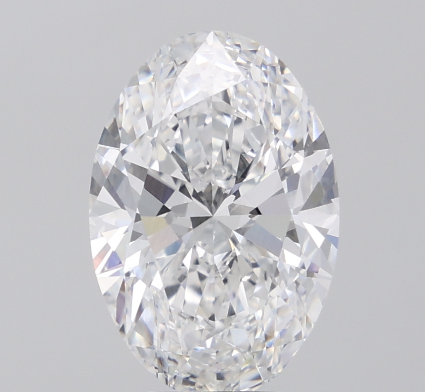 5.00 ct. oval Lab Grown Diamond front image