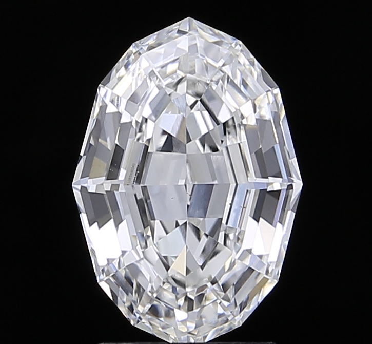 2.59 Ct E VVS2 Oval Step Lab Grown Diamond