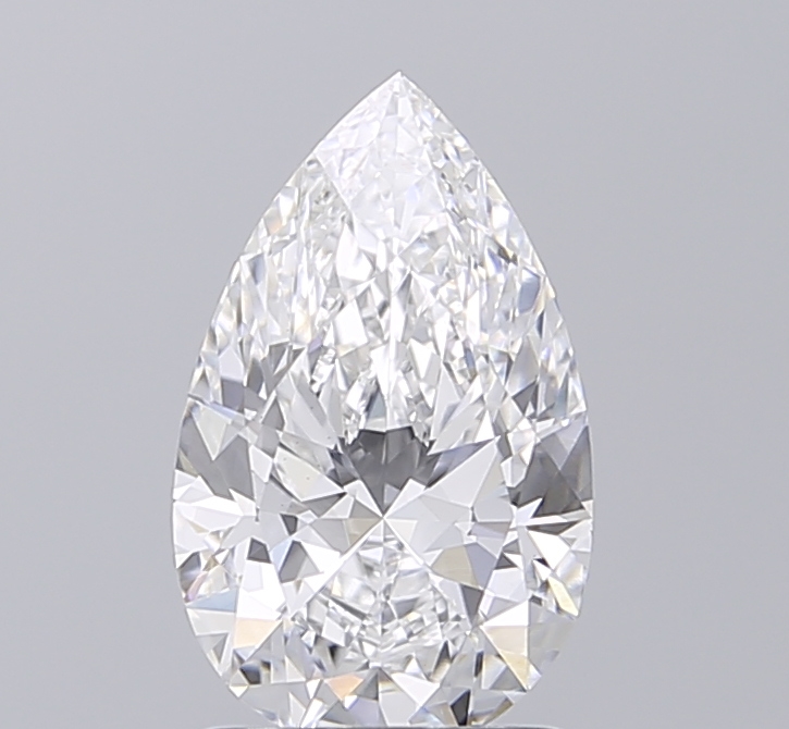 1.72 Ct E VVS2 Pear Lab Grown Diamond