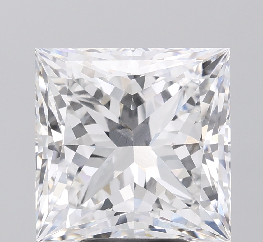 6.14 carat Princess lab-grown diamond