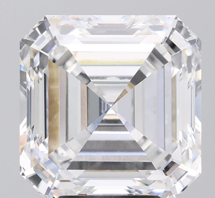 8.69 carat Asscher lab-grown diamond
