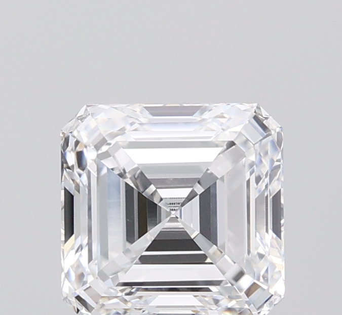 1.97 ct Asscher lab grown diamond D VVS2