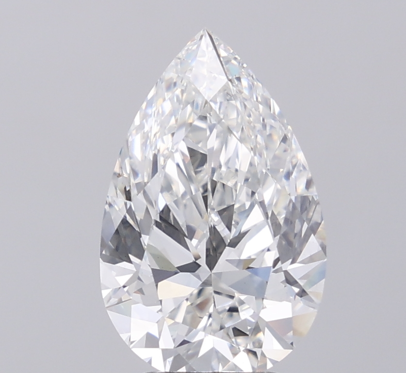 3.79 ct Pear lab grown diamond F VVS2